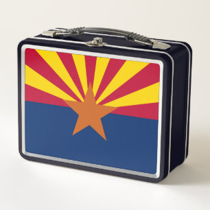 Lunch Box Arizona Drapeau : Réglage de Star Sun, État du cui