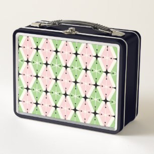 Lunch Box Arlequin Starburst Rose/Kiwi ©studioxtine