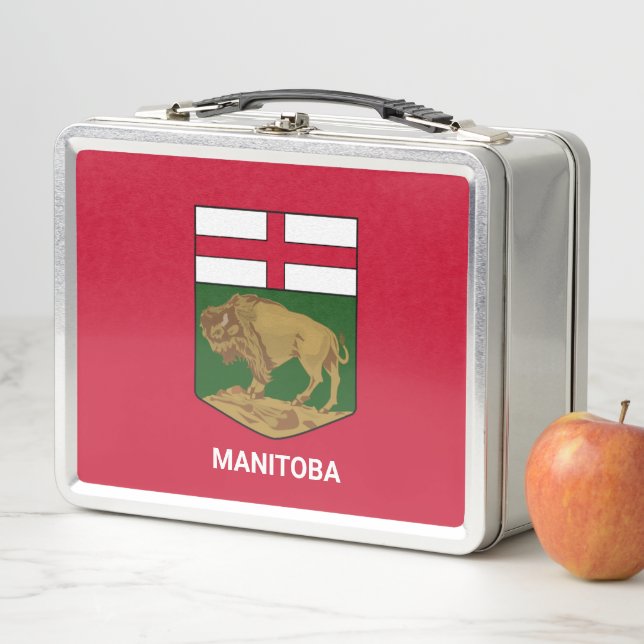 Lunch Box Armoiries du Manitoba - CANADA (En situation)