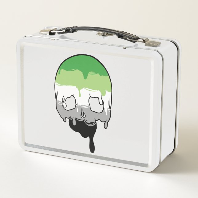 Lunch Box Aro Pride Déchirer le crâne (Dos)