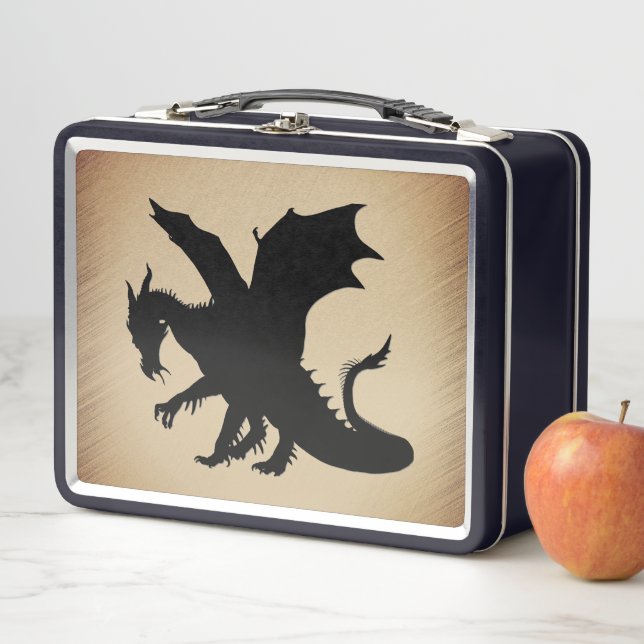 Lunch Box Arrière - plan rustique Black Dragon (En situation)