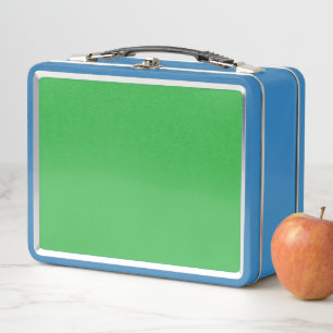Lunch Box Arrière - plan vert et frontière blanche pour un â
