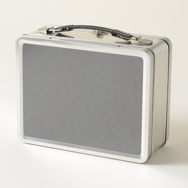 Lunch Box Arrière-plan visuel gris texturé calme et simple (Dos)