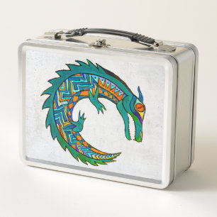 Lunch Box Art de l'alligator tribal