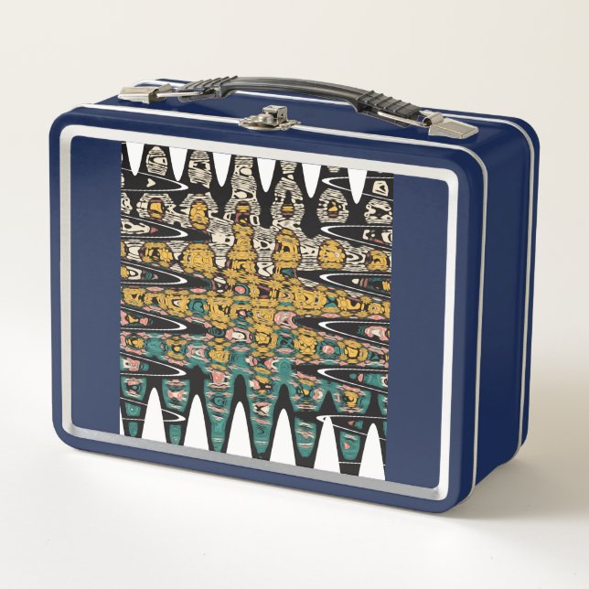 Lunch Box art numérique oiseaux (Devant)
