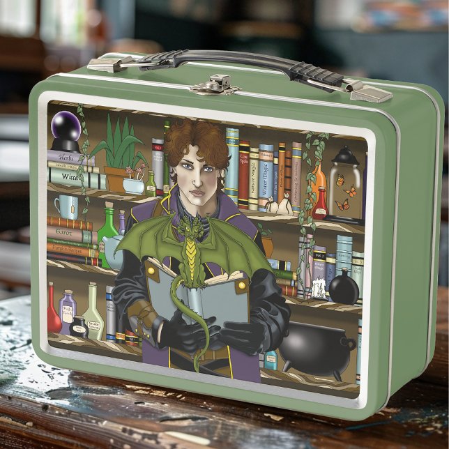 Lunch Box Assistant Imaginaire Livres Potions Dragon (Créateur téléchargé)