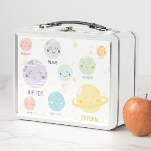 Lunch Box Astronomie du système solaire planétaire Cute Kawa