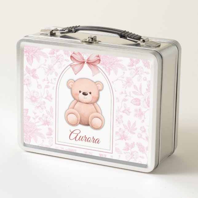 Lunch Box Aurora | Conception personnalisée d'ours en peluch (Devant)
