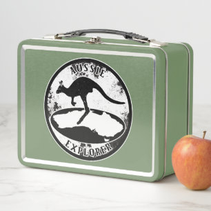 Lunch Box Aussie Explorer en grunge