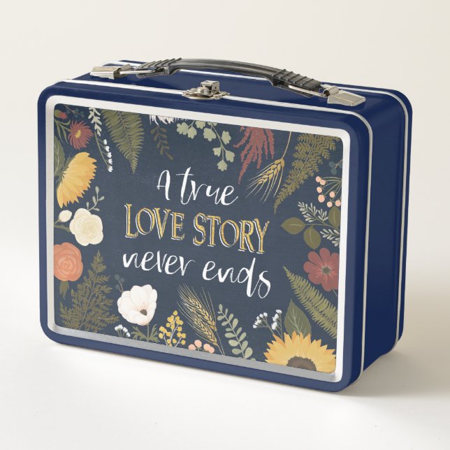 Lunch Box Automne V Romance | que Love Story vrai ne finit (Devant)