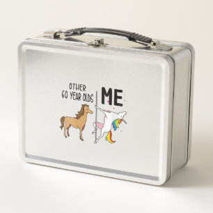 Lunch Box Autres licornes pour femmes de 60 ans anniversaire