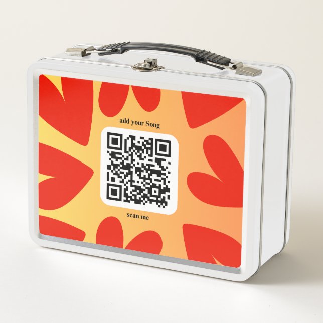 Lunch Box Avec une chanson personnalisée par code QR (Devant)