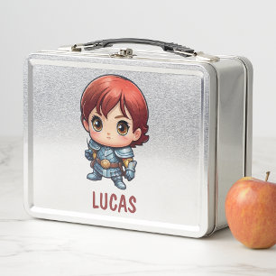 Lunch Box Aventure scolaire personnalisée pour enfants Cheva