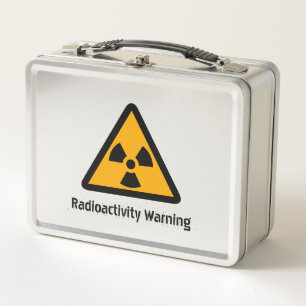 Lunch Box Avertissement de radioactivité