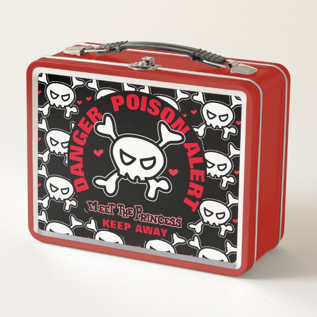 Lunch Box Avertissement Princesse (Devant)