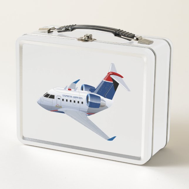 Lunch Box Avion de dessin animé (Devant)