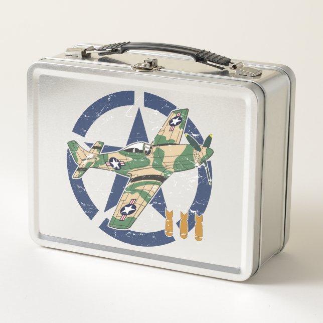 LUNCH BOX AVIONS DE LA SECONDE GUERRE MONDIALE (Devant)