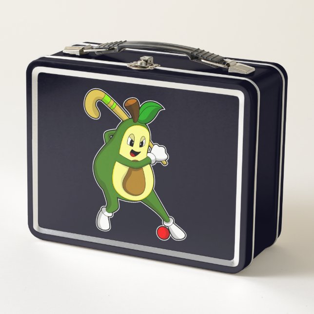 Lunch Box Avocado at hockey (Devant)