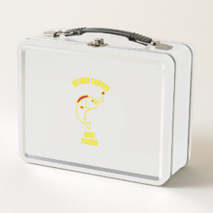 Lunch Box Avocat à la retraite allé juge de pêche avocat