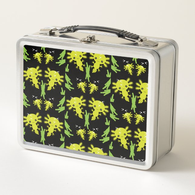 Lunch Box Axaotl Salamander Cadeau Enfants (Devant)
