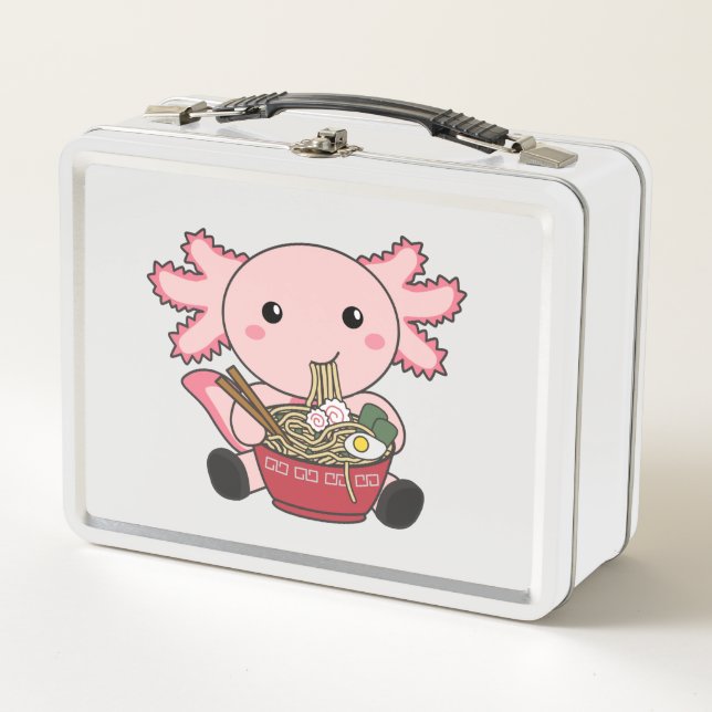 Lunch Box Axolotl Nourriture Ramen Japonais Nourriture Kawai (Devant)