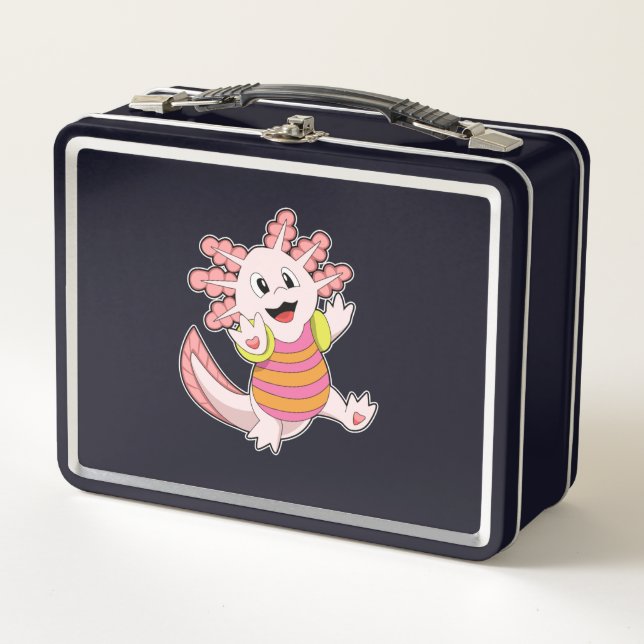 Lunch Box Axolotl Swimming (Devant)
