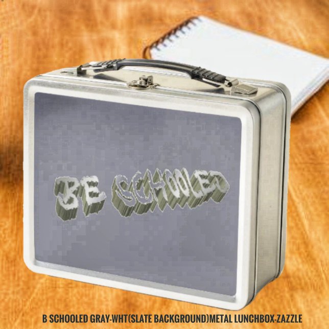 Lunch Box B Grey-Wht (Ardoise) (Créateur téléchargé)