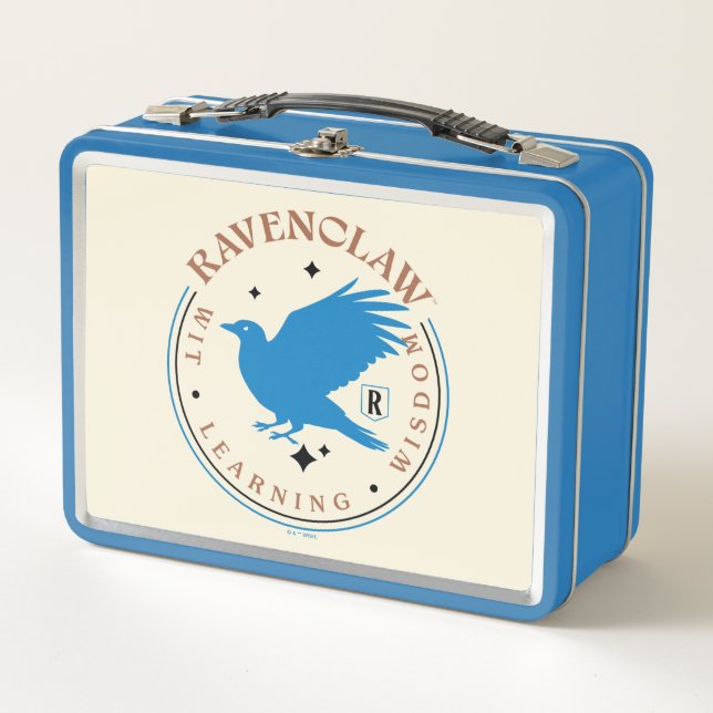 Lunch Box Badge de la Fierté de la maison d'aigle bleu RAVEN (Devant)