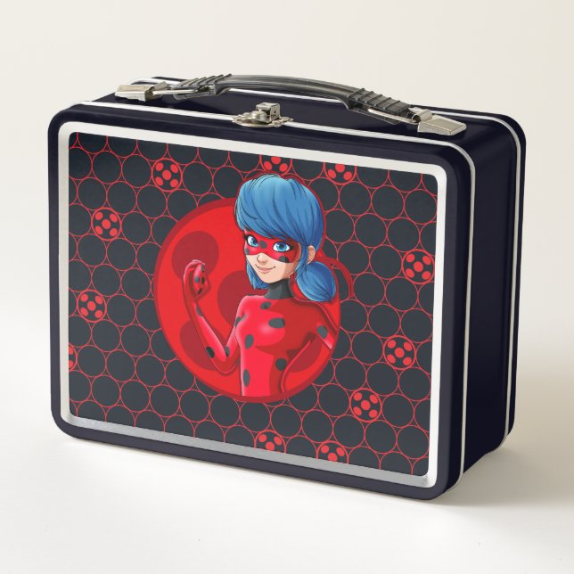 Lunch Box Badge rouge Ladybug (Devant)