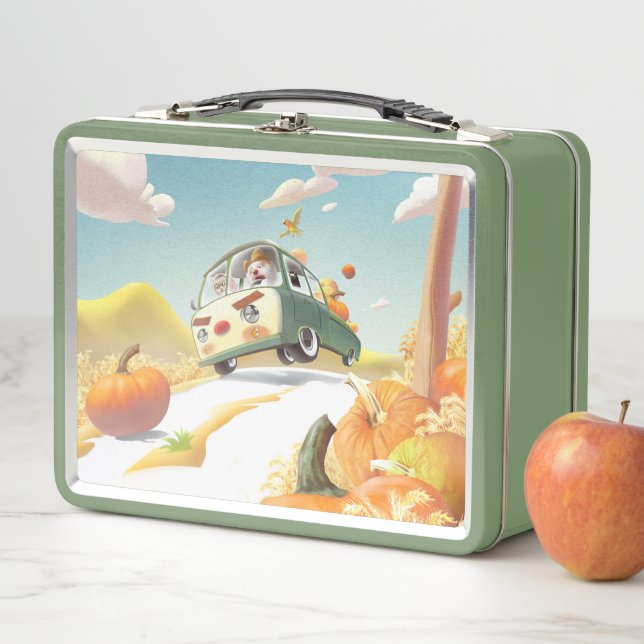Lunch Box Balade en Citrouille lunaire (En situation)