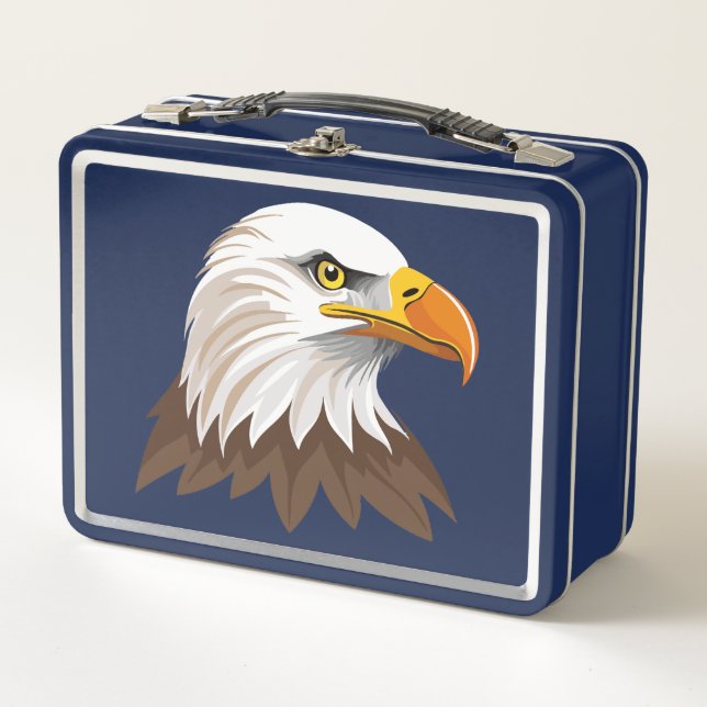 Lunch Box Bald eagle head (Devant)
