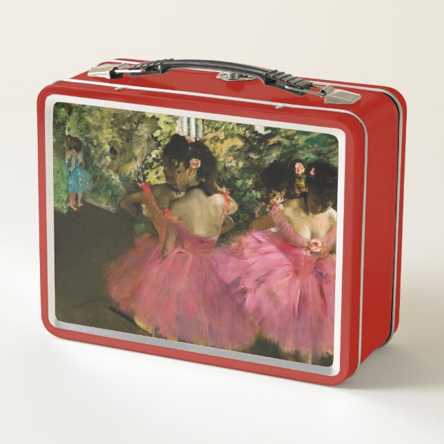 Lunch Box Ballerinas en rose par Edgar Degas (Dos)