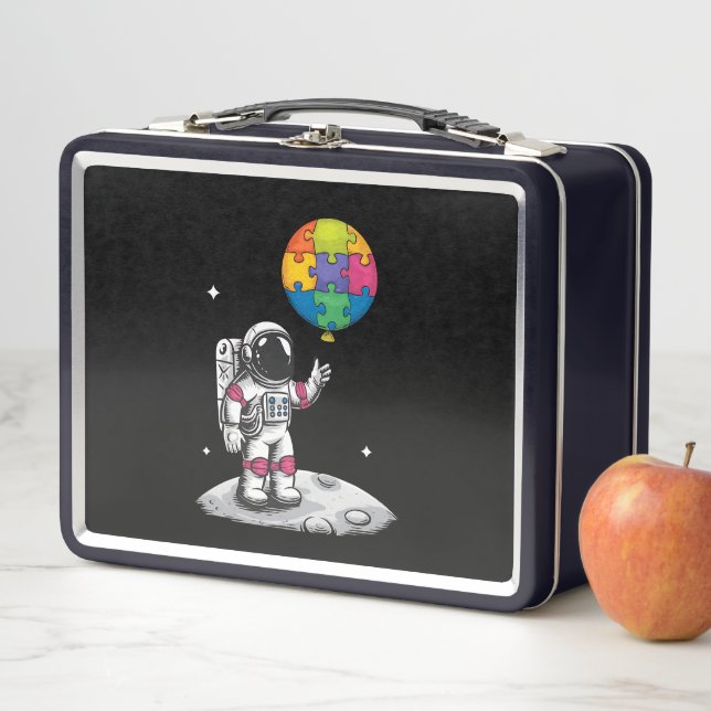 Lunch Box Ballon d'astronaute autiste Espace Sensibilisation (En situation)