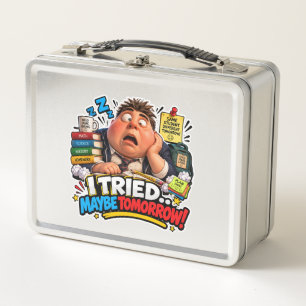 Lunch Box Ballon de rentrée scolaire à personnages drôles