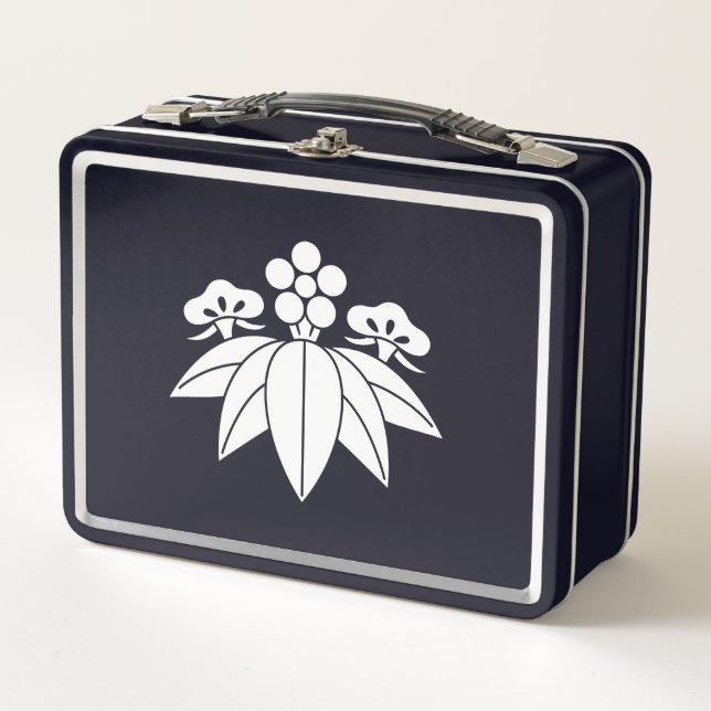 Lunch Box Bambou de pin à la Gentienne (Devant)