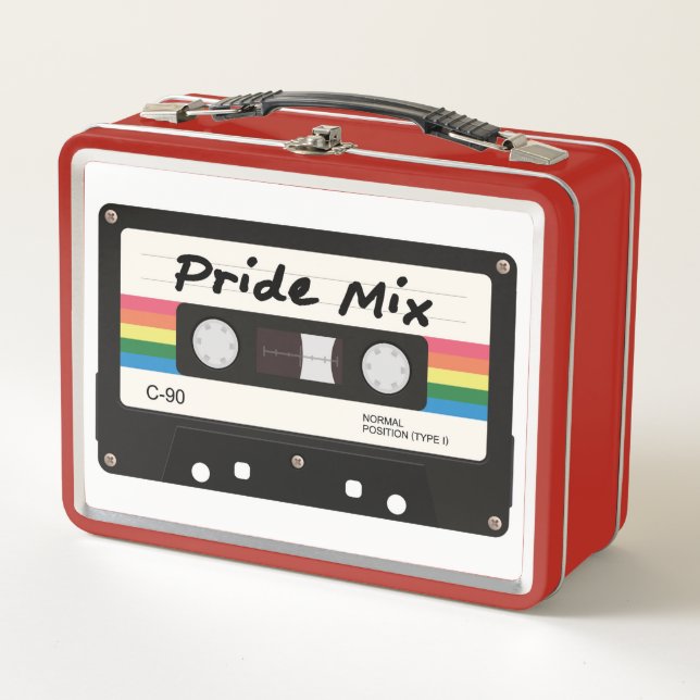 Lunch Box Bande de la cassette Mix Pride (Devant)