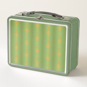 Lunch Box Baroque motif floral avec bordure