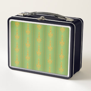 Lunch Box Baroque motif floral avec bordure