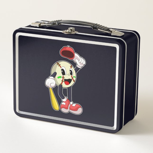 Lunch Box Base-ball avec base-ball (Devant)