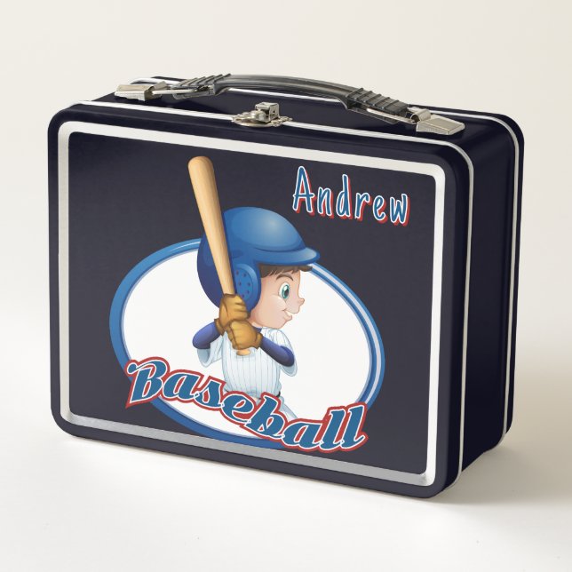 Lunch Box Baseball personnalisé pour enfants  (Devant)