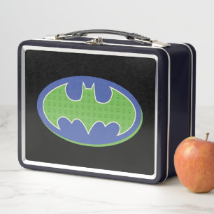 Lunch Box Batman Symbole pourpre et vert