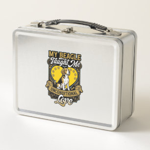 Lunch Box Beagle m'a appris l'amour inconditionnel Chien Cœu
