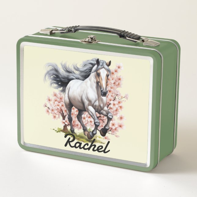 Lunch Box Beaux Chevaux Sauvages (Devant)