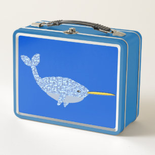 Lunch Box Bébé bleu mignon garçon Narwhal