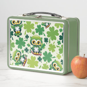Lunch Box Bébé Hibou Mignon St Patrick Dessin Animé
