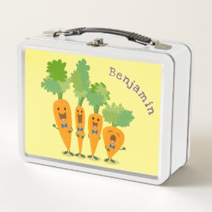 Lunch Box Belle illustration du quatuor de carottes à carott