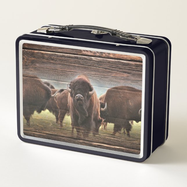 Lunch Box Belle Trousse De Buffalo (Dos)