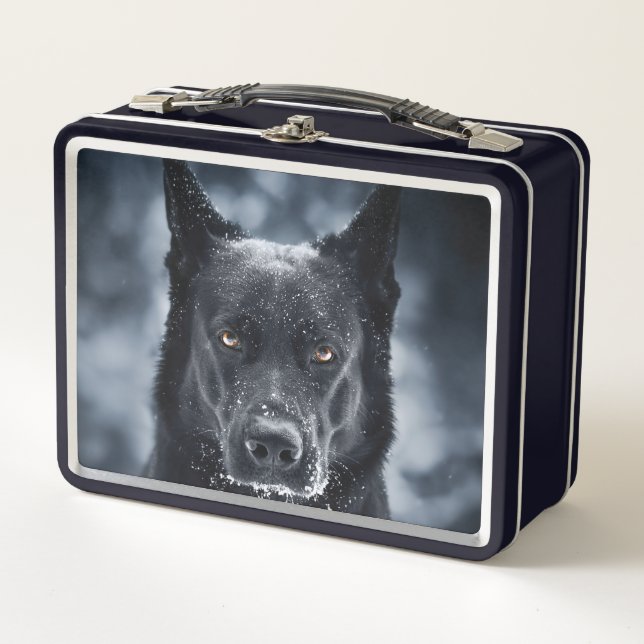 Lunch Box Berger Allemand Noir (Devant)