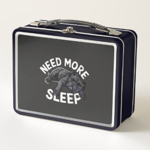 Lunch Box Besoin de plus de sommeil Humour Bouledogue pour l