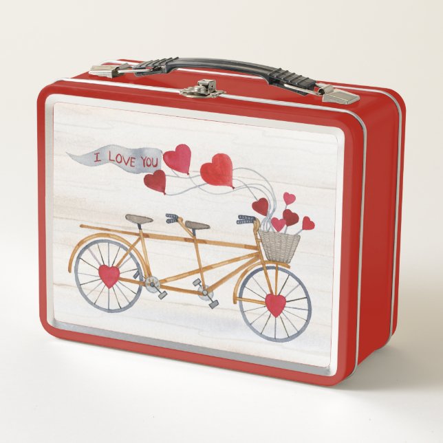 Lunch Box Bicyclette rustique de Valentine construite pour (Devant)